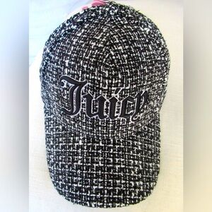 Juicy Couture Houndstooth Logo Hat
